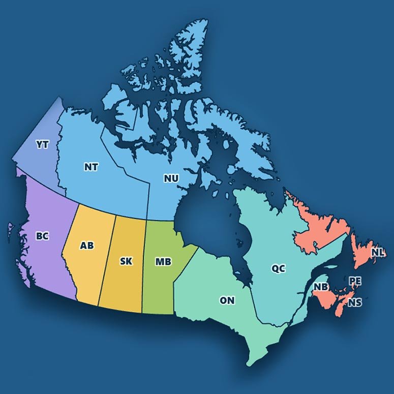 Map of Canada